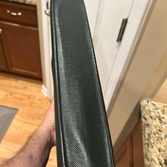 LOUIS VUITTON Serviette Kourad Briefcase Hand Bag Taiga Leather M30074 04YF148 - Picture 5 of 16